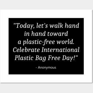 Plastic Bag Free Day Posters and Art